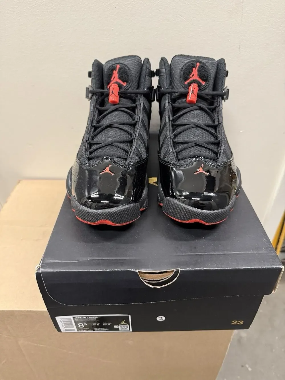 Air Jordan 6 Rings Black Infrared Size 8.5 Men